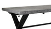 Brooklyn Concrete Effect 1.9m Dining Table with 4 Odin Dining Chairs