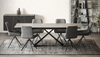 Zeta 1.6m Dining Table and 4 Dining Chairs