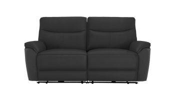 Micah 2 Seater Power Recliner Leather Sofa With Powered Headrests