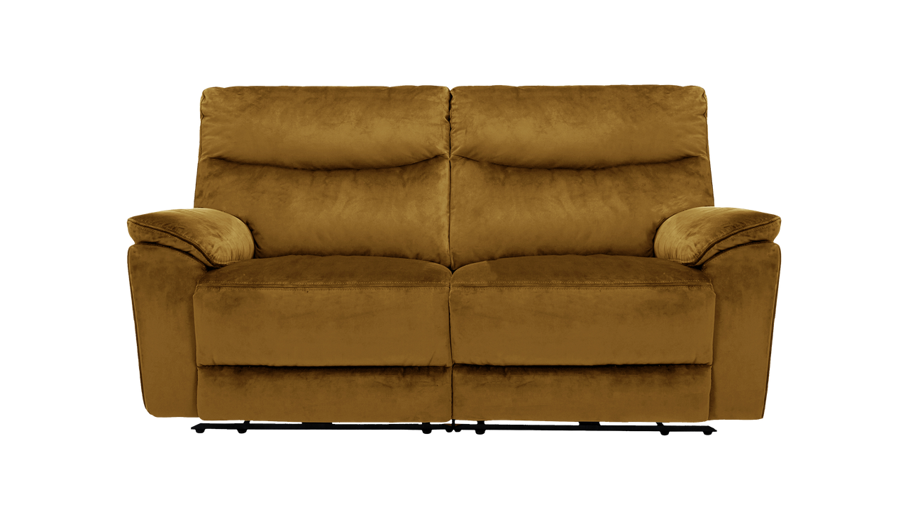 Micah 2 Seater Power Recliner Velvet Sofa with Powered Headrests