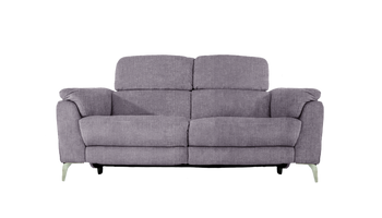 Romeo 2 Seater Power Recliner Fabric Sofa with Power Headrests