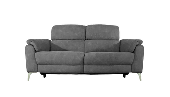 Romeo 2 Seater Power Recliner Fabric Sofa with Power Headrests