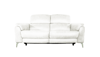 Romeo 2 Seater Power Recliner Leather Sofa with Power Headrests