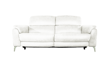 Romeo 3 Seater Power Recliner Leather Sofa with Power Headrests