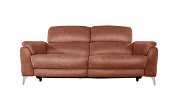 Romeo 3 Seater Power Recliner Leather Sofa with Power Headrests