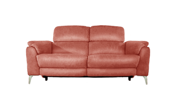 Romeo 2 Seater Power Recliner Leather Sofa with Power Headrests