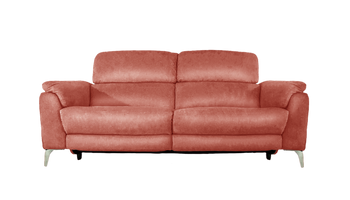 Romeo 3 Seater Power Recliner Leather Sofa with Power Headrests