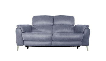 Romeo 2 Seater Power Recliner Leather Sofa with Power Headrests