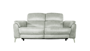 Romeo 2 Seater Power Recliner Leather Sofa with Power Headrests