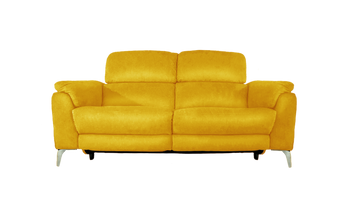 Romeo 2 Seater Power Recliner Leather Sofa with Power Headrests