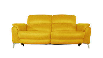 Romeo 3 Seater Power Recliner Leather Sofa with Power Headrests