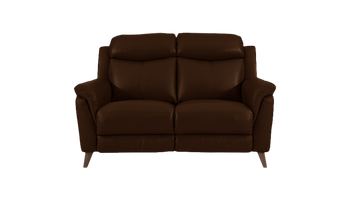 Sienna 2 Seater Power Recliner Sofa in Leather