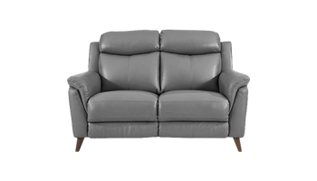 Sienna 2 Seater Power Recliner Sofa in Leather