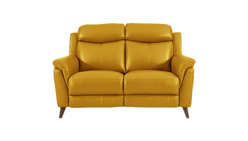 Sienna 2 Seater Power Recliner Sofa in Leather