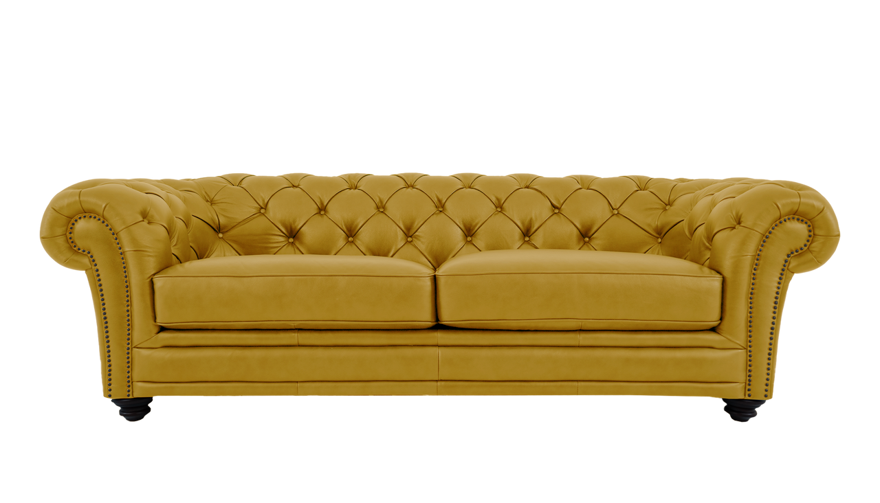 Savannah Leather 3 Seater Sofa