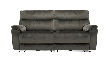Micah 3 Seater Power Recliner Velvet Sofa With Powered Headrests