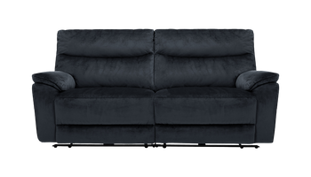 Micah 3 Seater Power Recliner Velvet Sofa With Powered Headrests