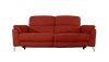 Romeo 3 Seater Power Recliner Fabric Sofa with Power Headrests