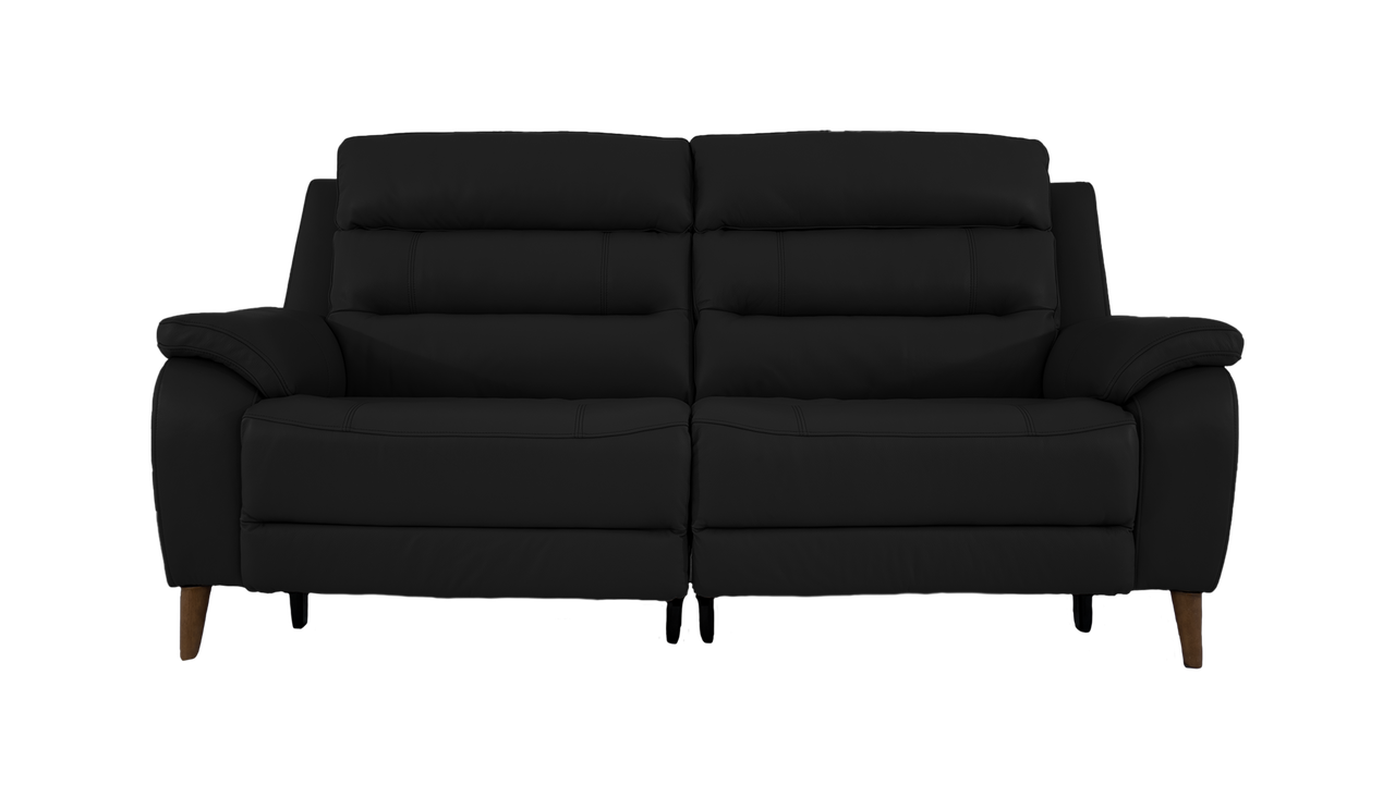 Miller 3 Seater Power Recliner Leather Sofa