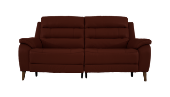 Miller 3 Seater Power Recliner Leather Sofa
