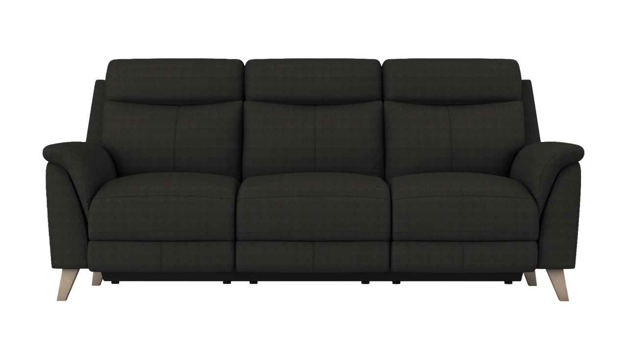 Sienna 3 Seater Power Recliner Sofa with Power Headrests in Fabric