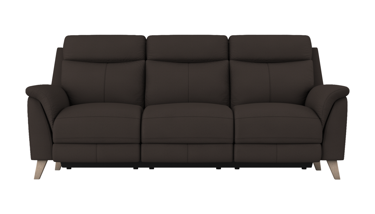 Sienna 3 Seater Power Recliner Sofa in Fabric
