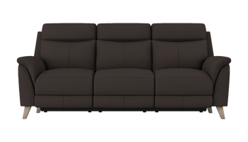 Sienna 3 Seater Power Recliner Sofa with Power Headrests in Fabric