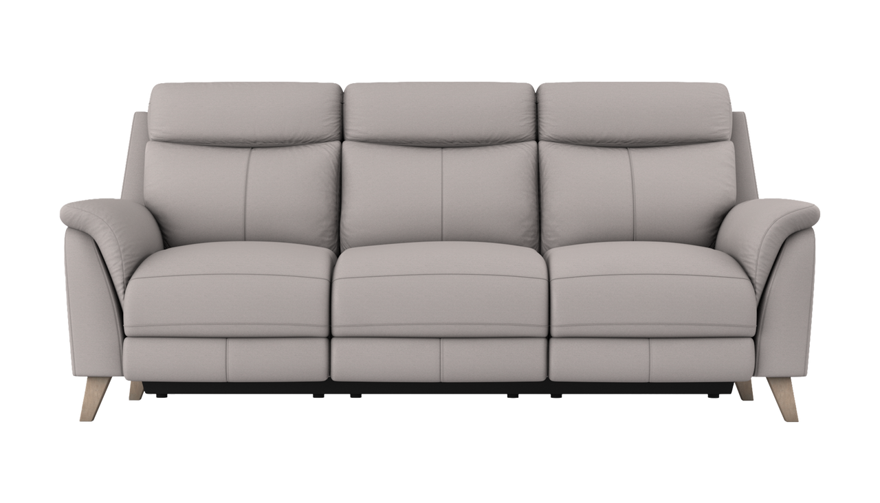 Sienna 3 Seater Power Recliner Sofa with Power Headrests in Fabric