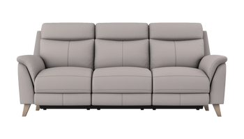 Sienna 3 Seater Power Recliner Sofa with Power Headrests in Fabric