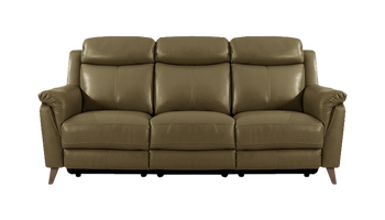Sienna 3 Seater Power Recliner Sofa with Power Headrests in Leather