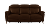 Sienna 3 Seater Power Recliner Sofa with Power Headrests in Leather