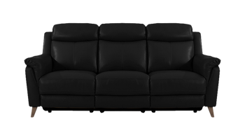 Sienna 3 Seater Power Recliner Sofa in Leather