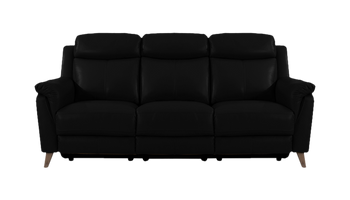 Sienna 3 Seater Power Recliner Sofa with Power Headrests in Leather