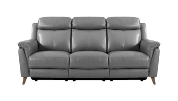 Sienna 3 Seater Power Recliner Sofa in Leather