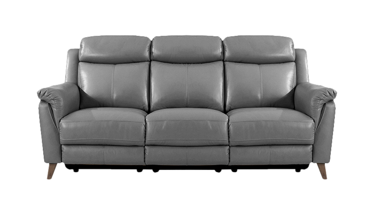 Sienna 3 Seater Power Recliner Sofa with Power Headrests in Leather