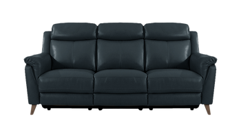 Sienna 3 Seater Power Recliner Sofa in Leather