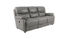 Evelyn 3 Seater Manual Recliner Fabric Sofa