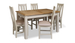 Arlington Two Tone Extending Dining Table With 4 Chairs
