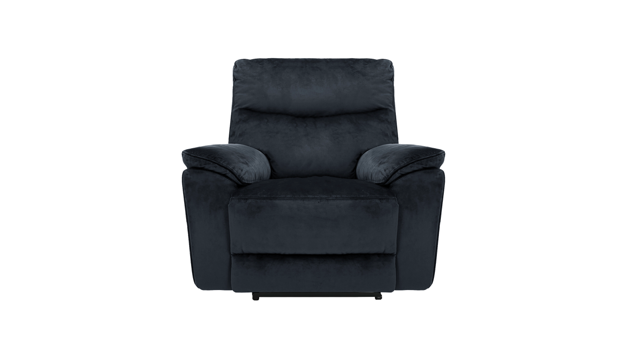 Micah Power Recliner Velvet Armchair With Powered Headrests
