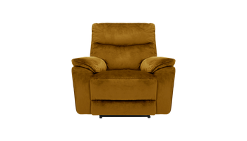 Micah Power Recliner Velvet Armchair With Powered Headrests