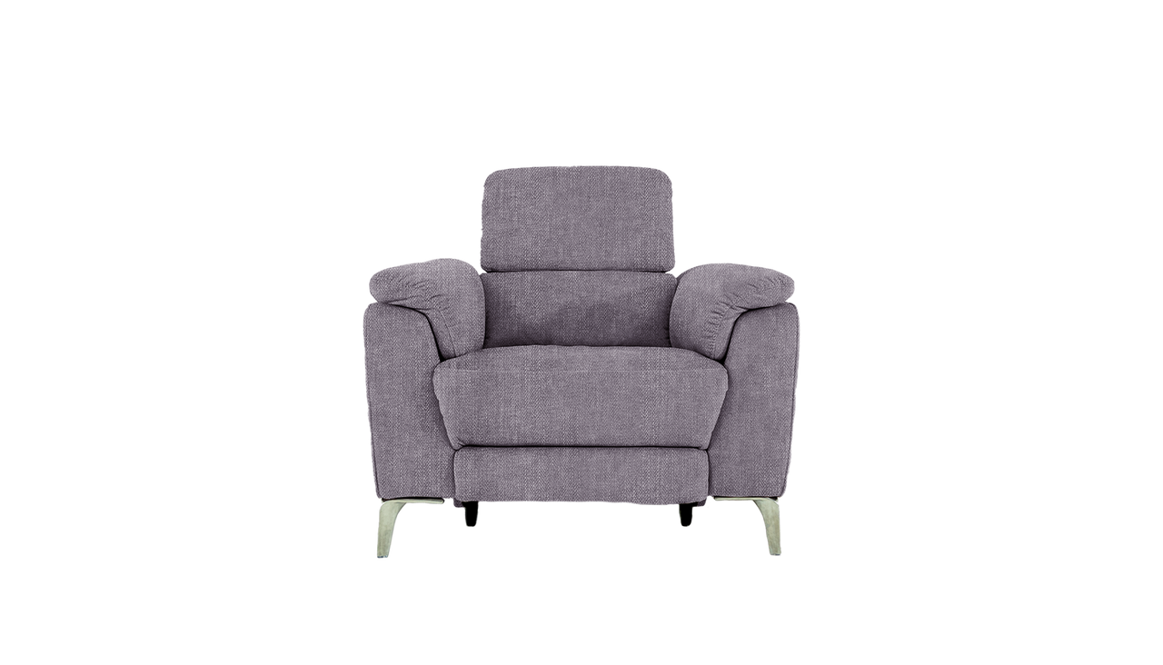 Romeo Power Recliner Fabric Chair with Power Headrests