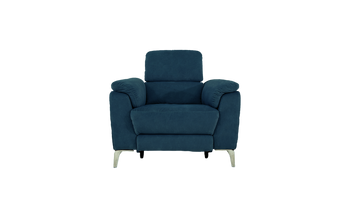 Romeo Power Recliner Fabric Chair with Power Headrests