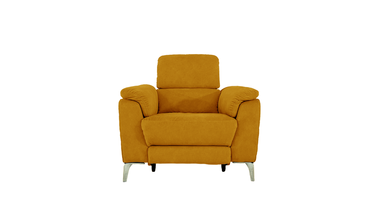 Romeo Power Recliner Fabric Chair with Power Headrests