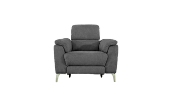 Romeo Power Recliner Fabric Chair with Power Headrests