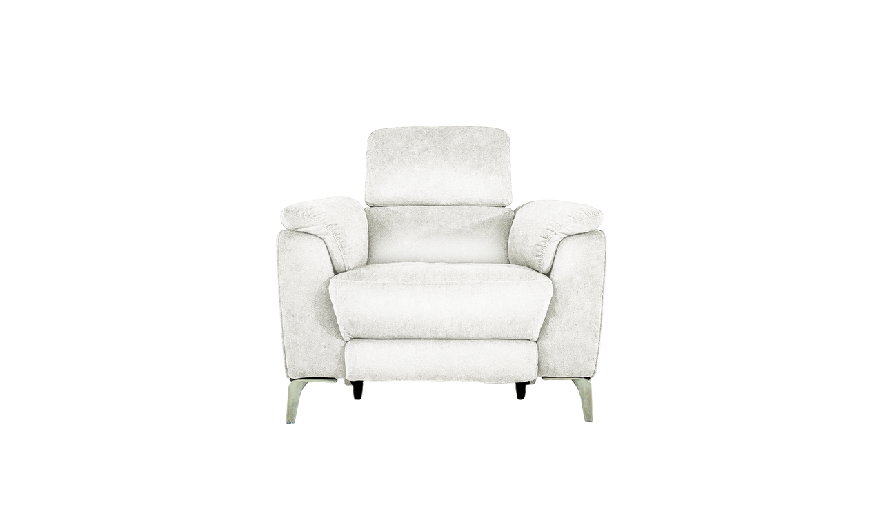 Romeo Power Recliner Leather Chair with Power Headrests