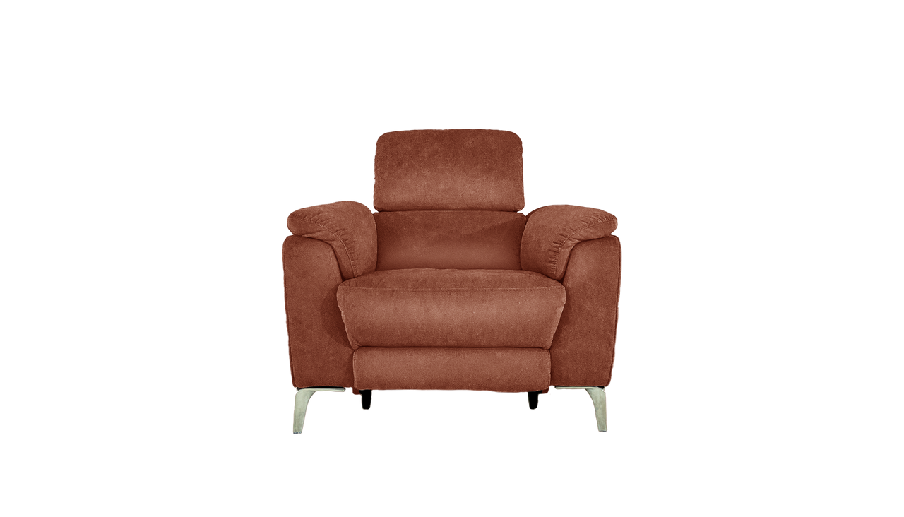 Romeo Power Recliner Leather Chair with Power Headrests