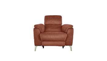 Romeo Power Recliner Leather Chair with Power Headrests