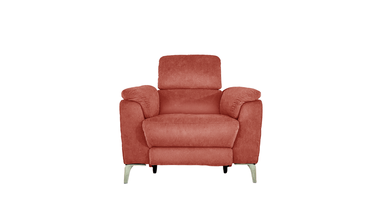 Romeo Power Recliner Leather Chair with Power Headrests