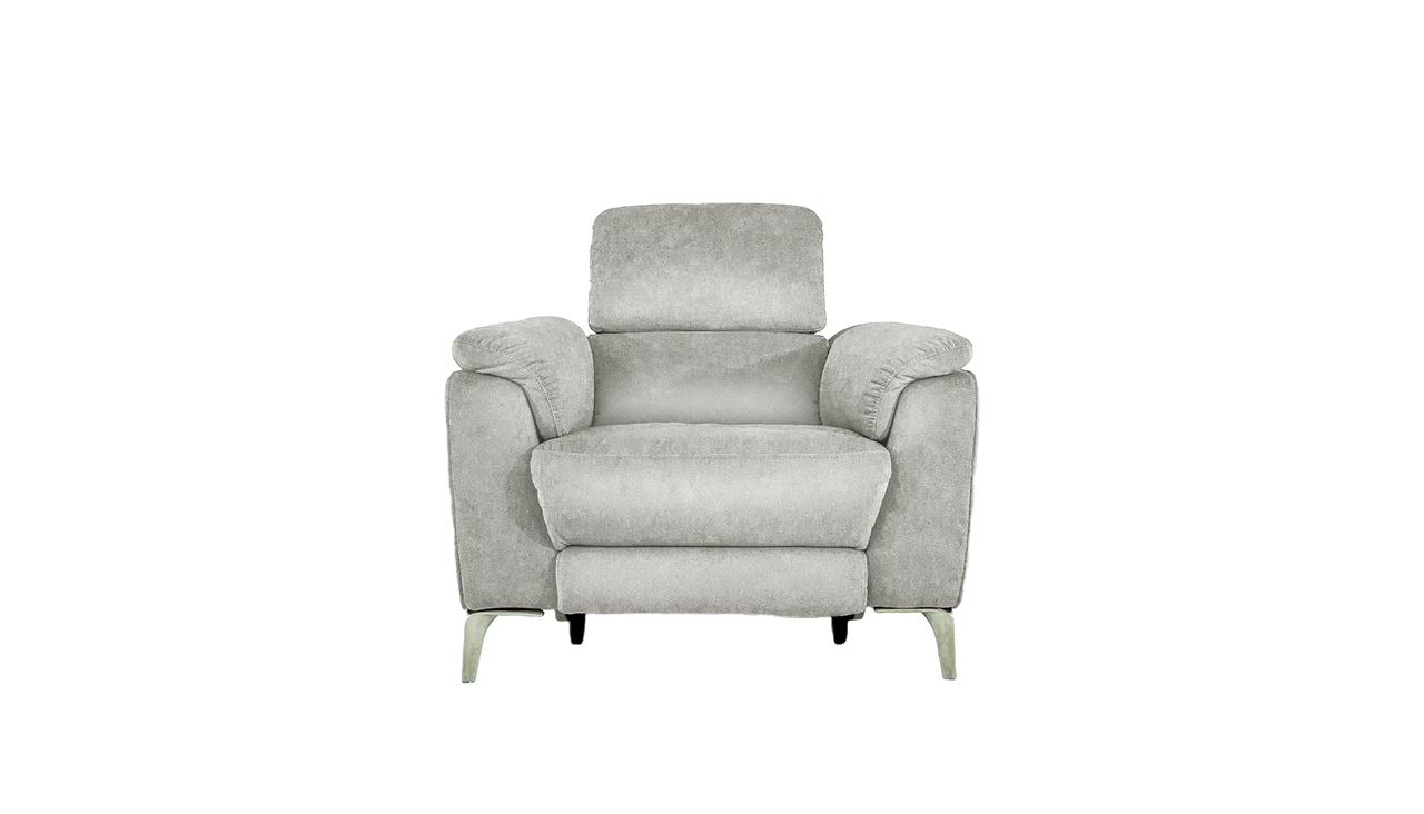 Romeo Power Recliner Leather Chair with Power Headrests