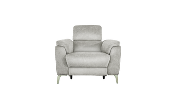 Romeo Power Recliner Leather Chair with Power Headrests